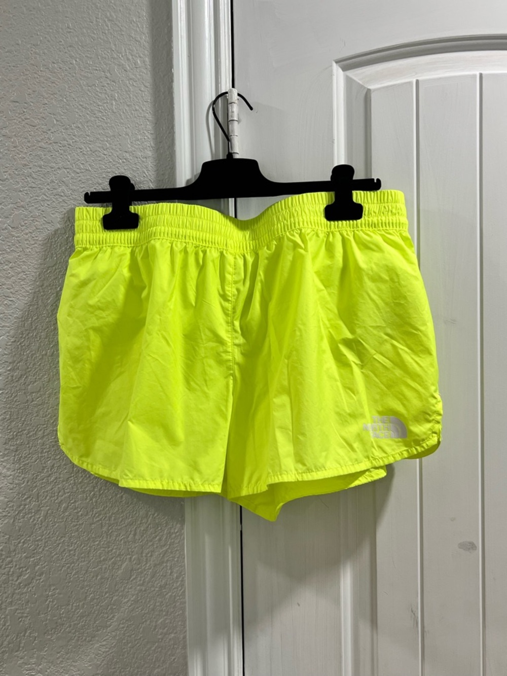 The North Face Women’s Neon Lime Athletic Running Shorts